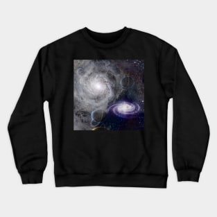 Planets in Deep Space Crewneck Sweatshirt